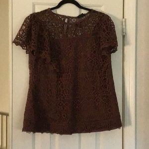City Chic Women’s Plus Size crochet top NWT